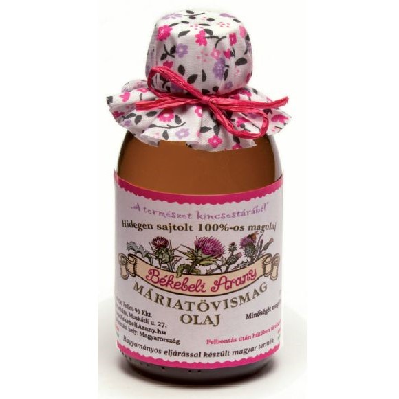 Hidegen sajtolt 100%-os máriatövismag-olaj 200 ml