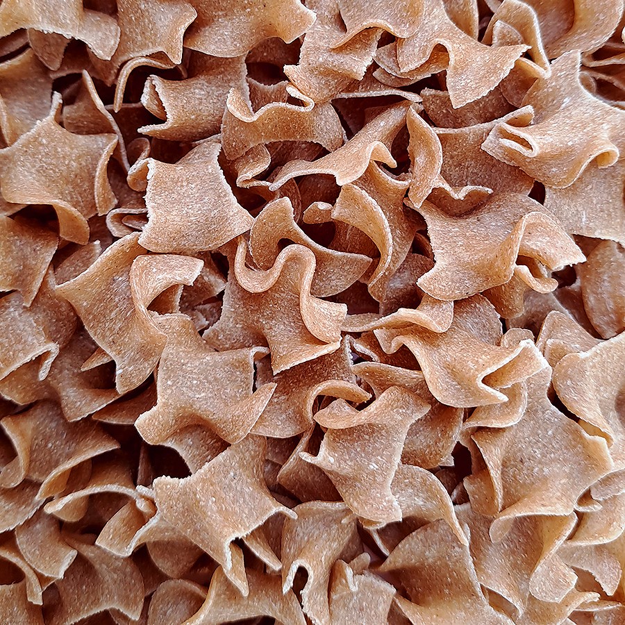 Óföldeáki teljes kiőrlésű durum fodros kocka