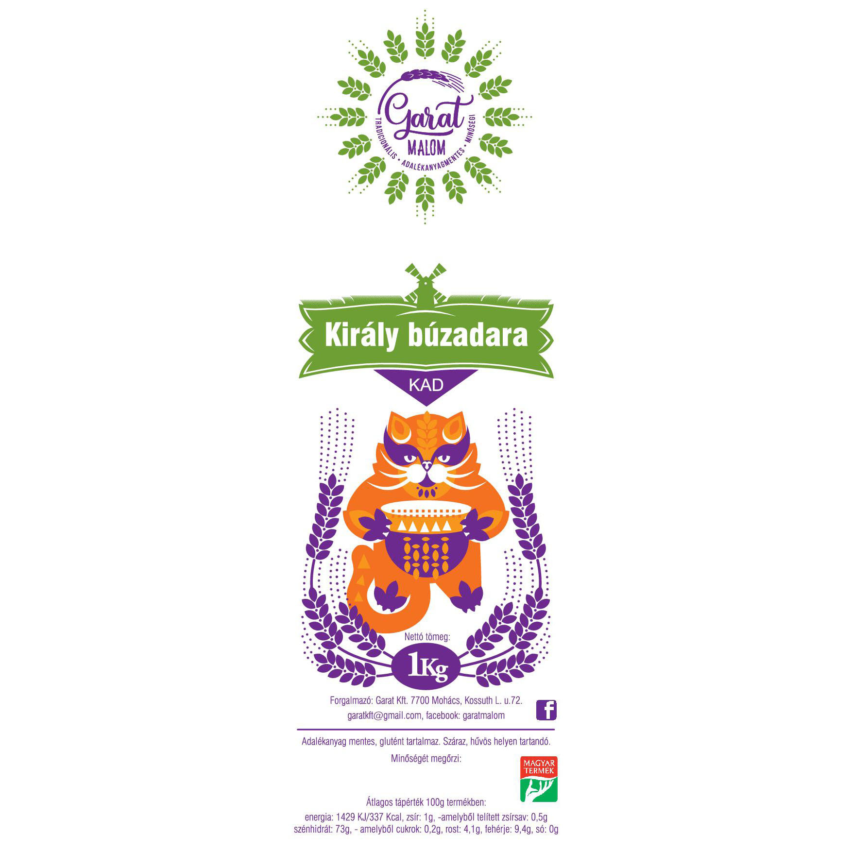 Garat malom - Királybúza dara